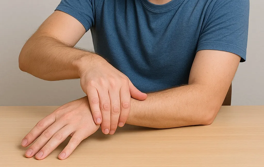 انقباض ایزومتریک اکستنسورها Isometric Wrist Extension